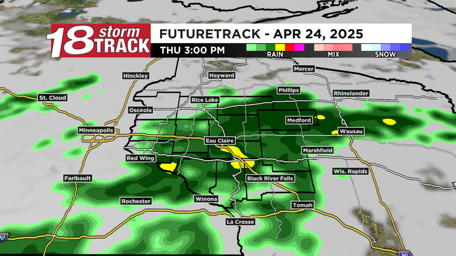 Seasonable to mild temperatures going forward with off and on rain ...