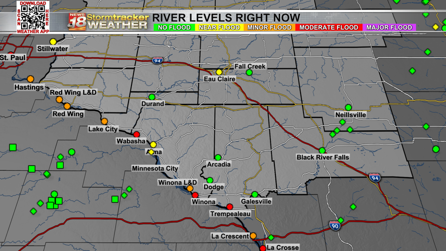 Warmer weather will return after river flooding continues to recede ...