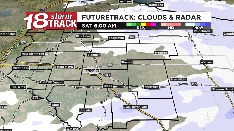 Another round of snow possible Saturday night into Sunday morning ...