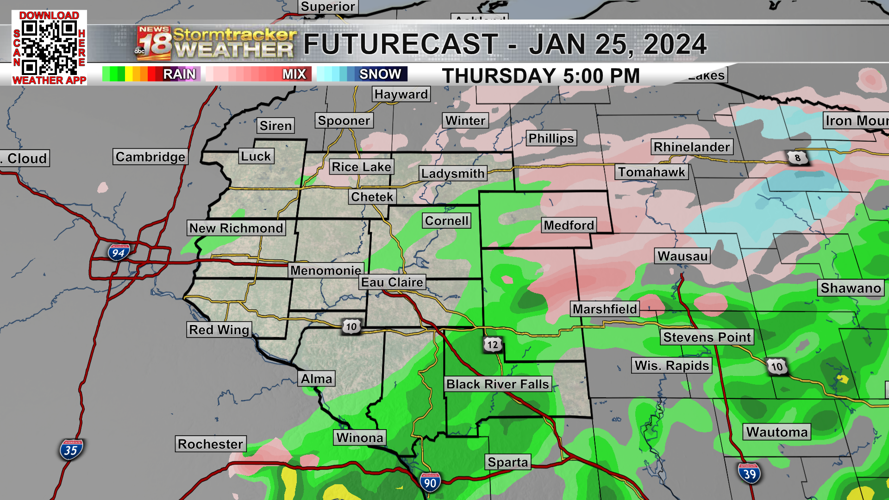 Areas of drizzle, freezing drizzle and fog around the next few days ...