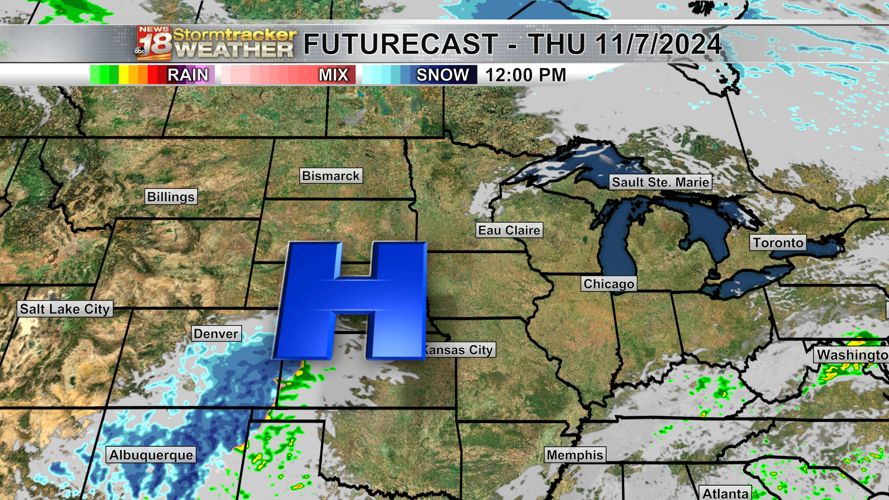 A drier second half of the week ahead; rain showers return over the ...