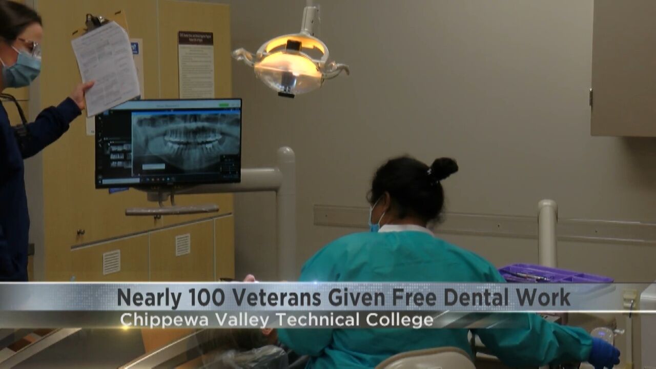 Nearly 100 Veterans Given Free Dental Work Video wqow