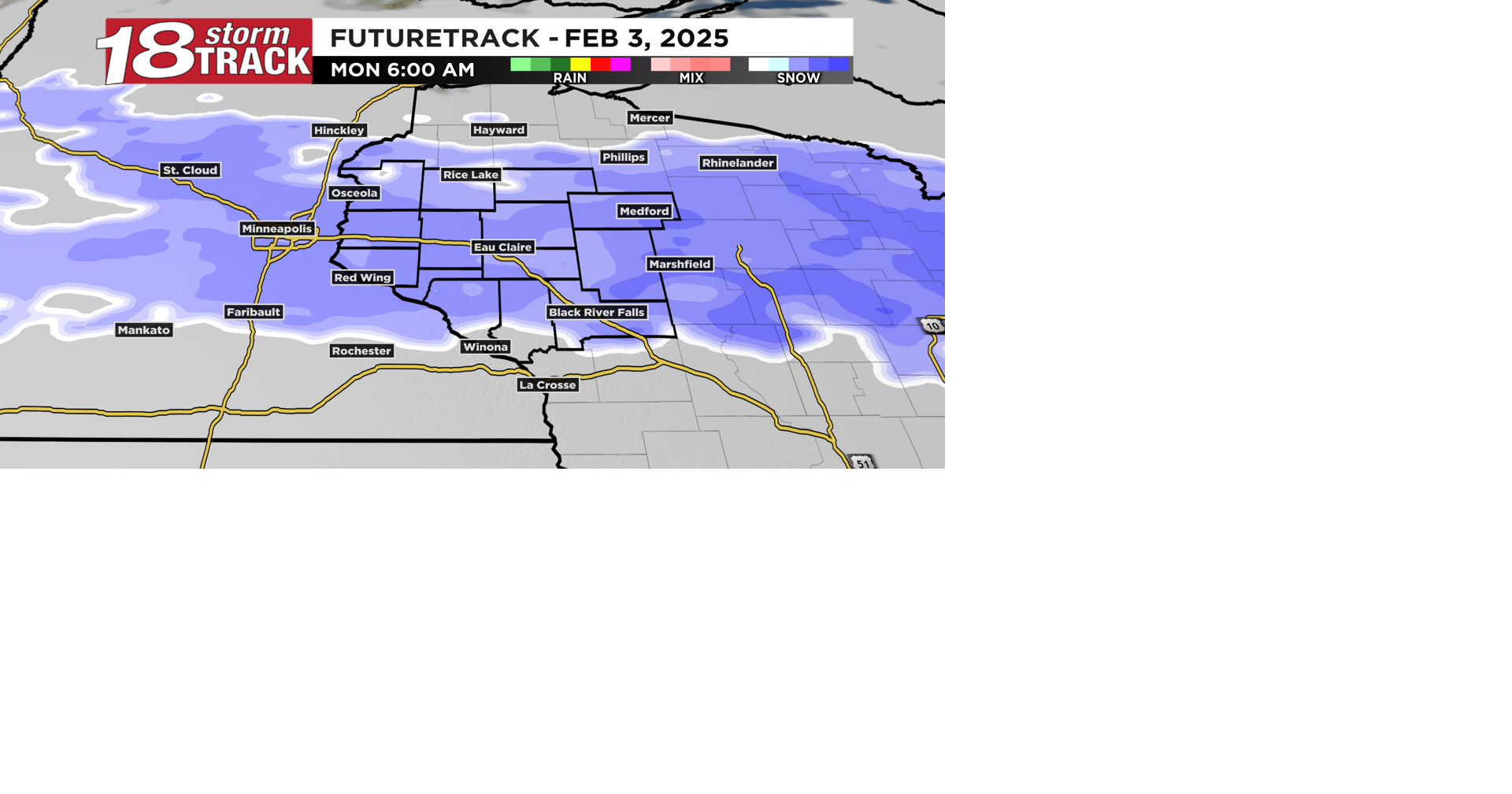 Some light snow and freezing drizzle possible tonight; chance for ...