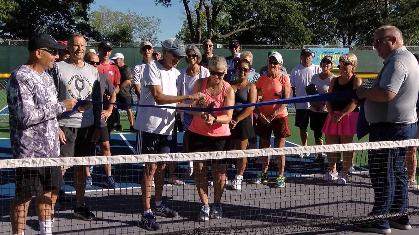 Eau Claire pickleball courts resurfaced project celebrated News
