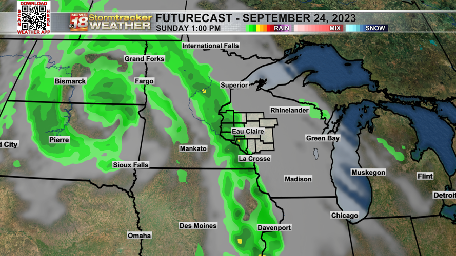 A toasty Thursday ahead while rain chances remain in the forecast ...