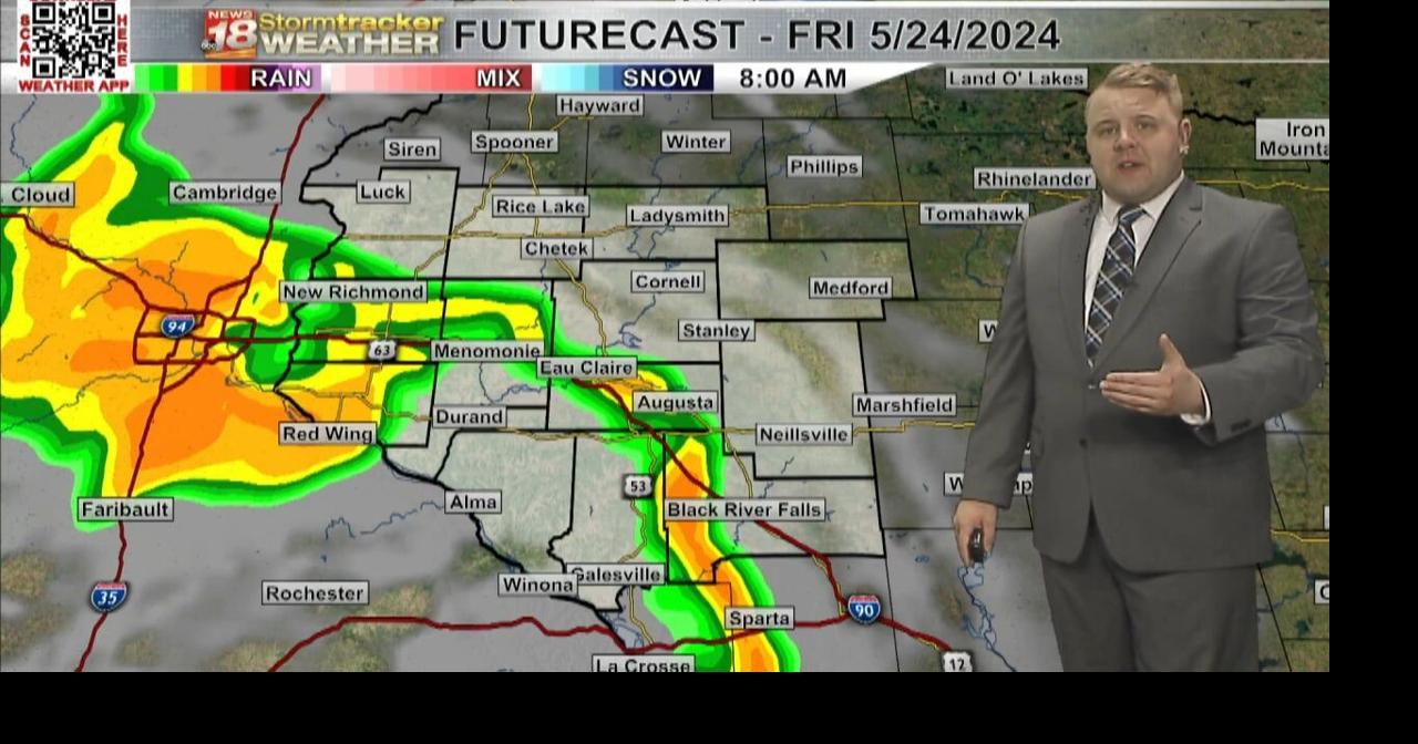 A nice Thursday ahead but showers and thunderstorm return heading into ...