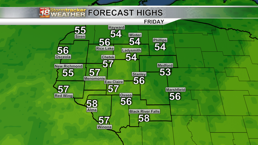 A drier second half of the week ahead; rain showers return over the ...