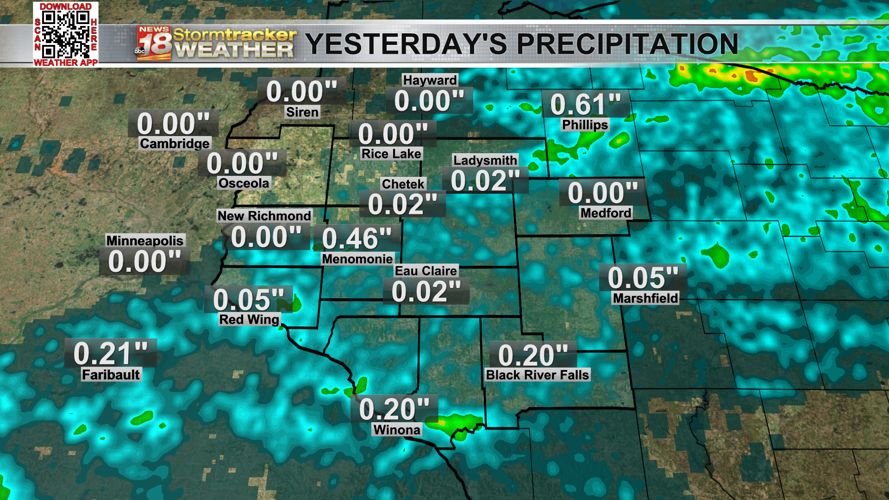 Scattered chances of rain in the forecast going forward | 18 Storm ...