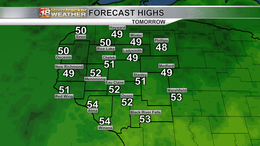A drier second half of the week ahead; rain showers return over the ...
