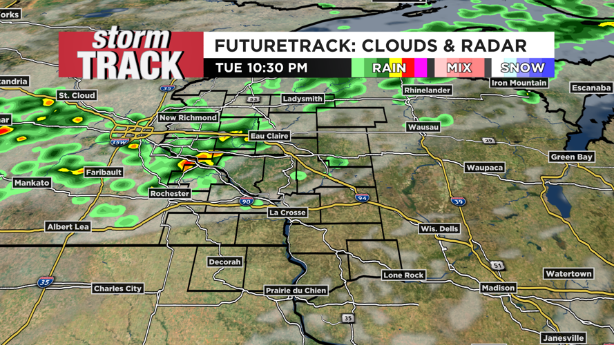Bursts of heavy rain with scattered strong storms possible in spots as ...