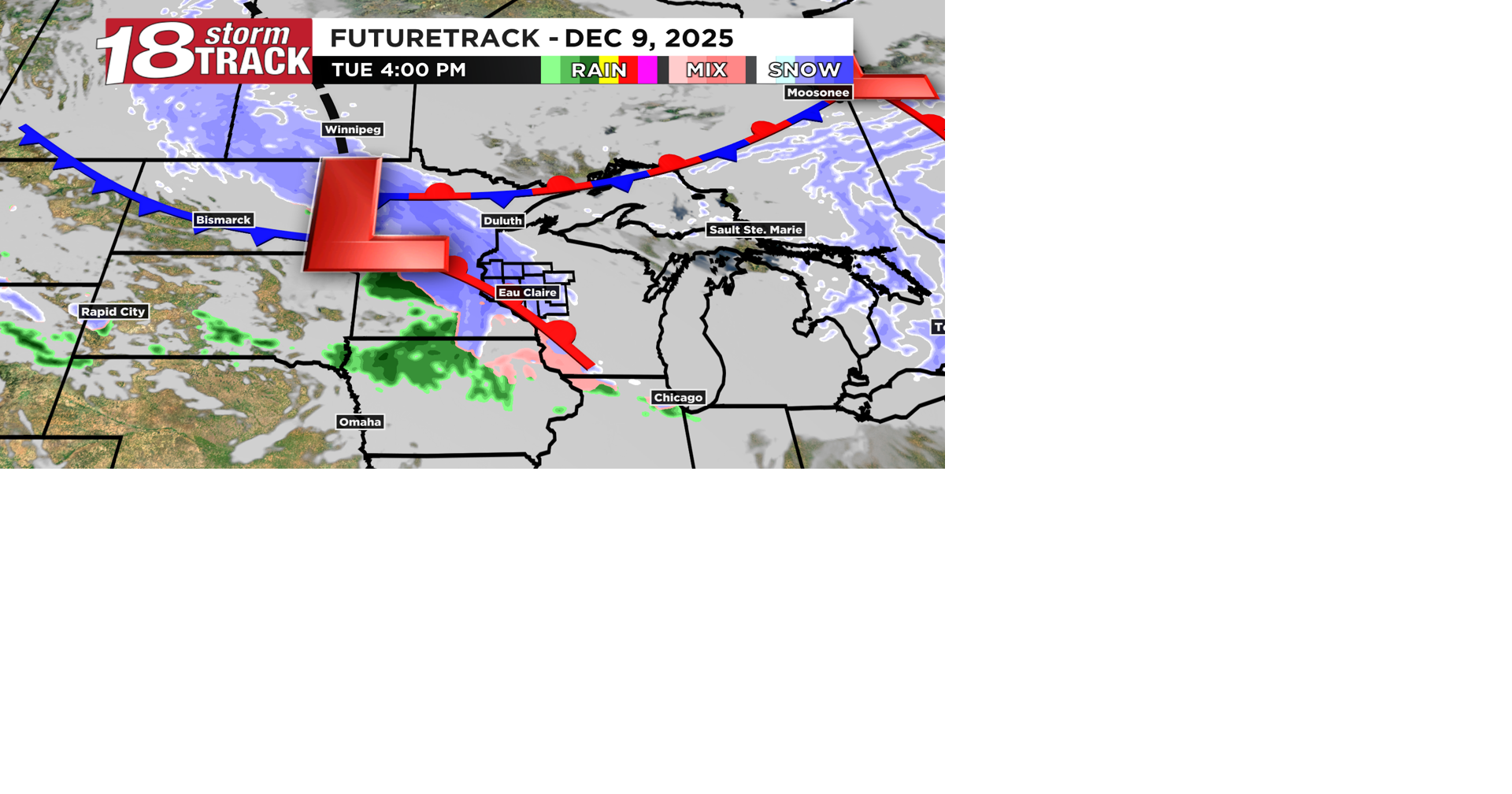 Stronger clipper system set to bring accumlating snow and poor travel ...
