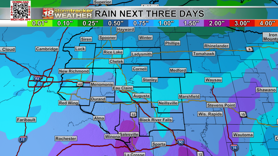 Temperatures jump back into the 60s ahead of rain chances early on in ...