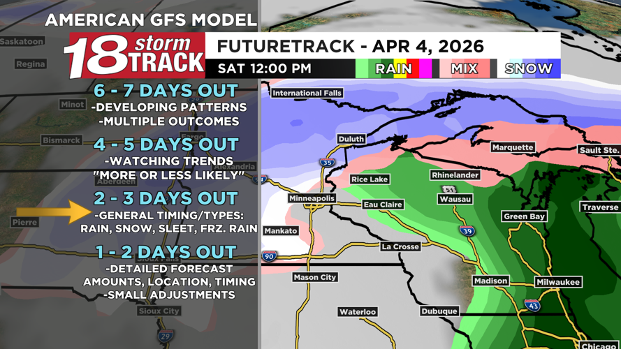 Messy spring system to bring sleet, freezing rain, rain and some snow ...