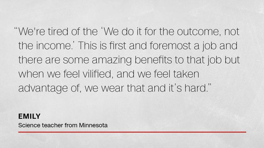 'I'm hanging by a thread' Education