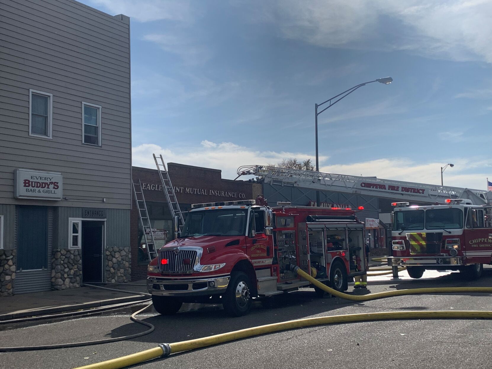 UPDATE Tenants displaced after apartment fire above Every Buddy s