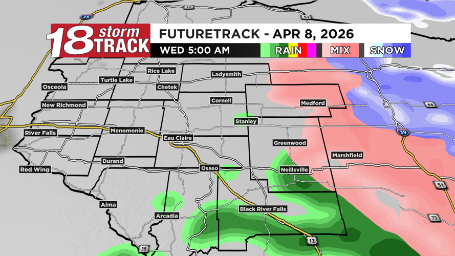 This week to start chilly and blustery with a chance of rain midweek ...