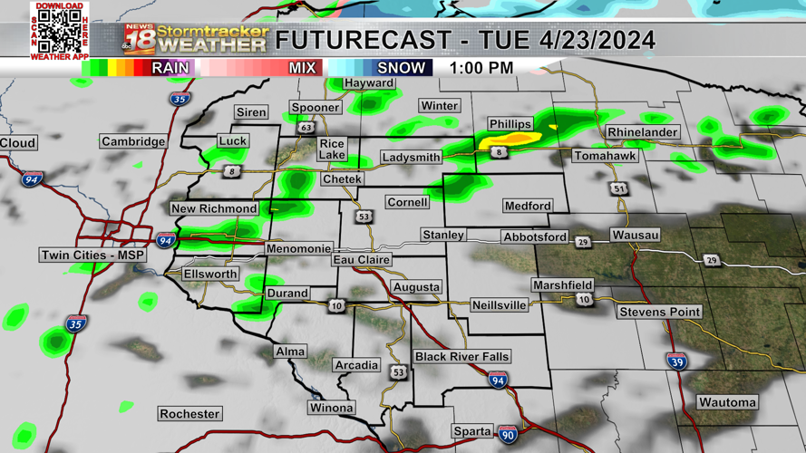Temperatures jump back into the 60s ahead of rain chances early on in ...