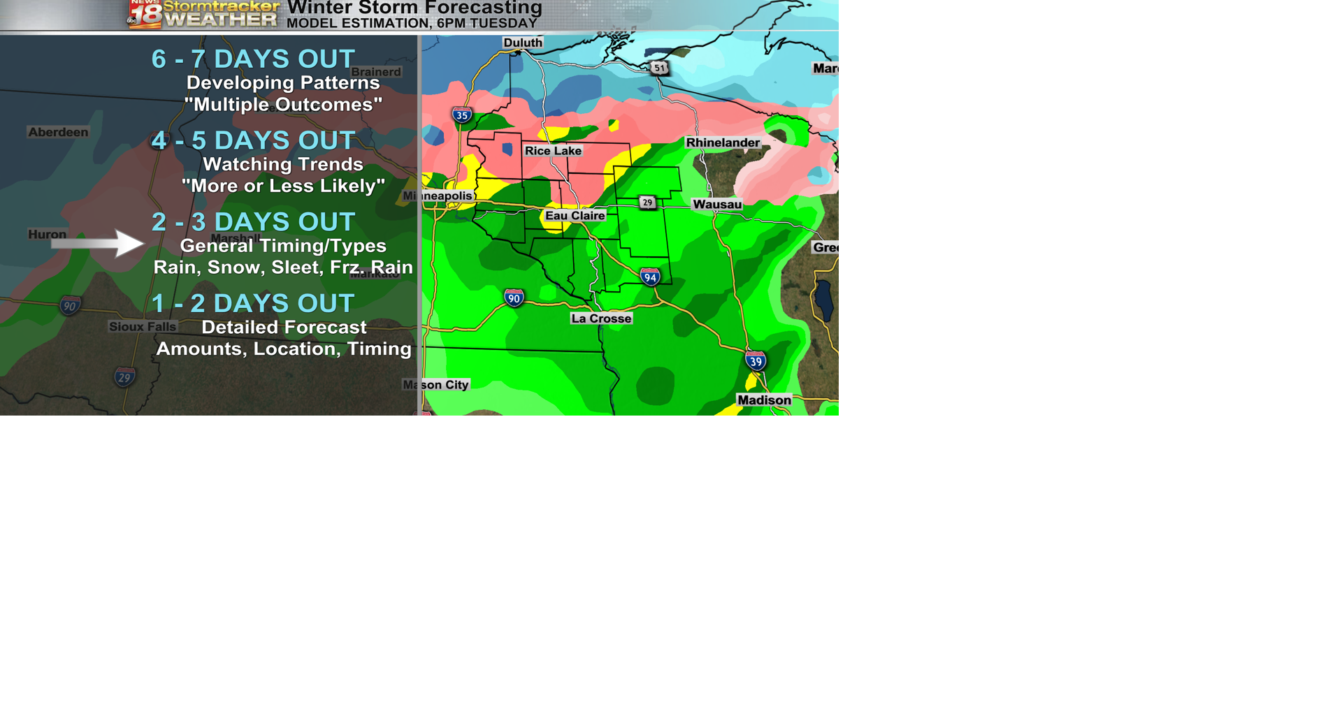 Rain showers and thunderstorms to start the week and a warm-up for ...