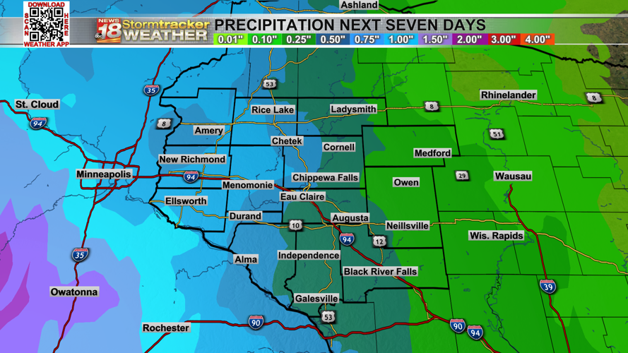 A toasty Thursday ahead while rain chances remain in the forecast ...