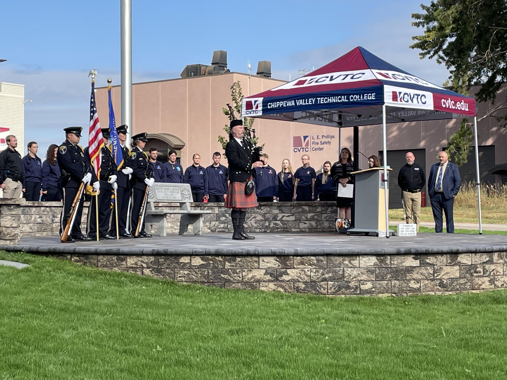 CVTC dedicates Tribute Circle for first responders Eye On Eau