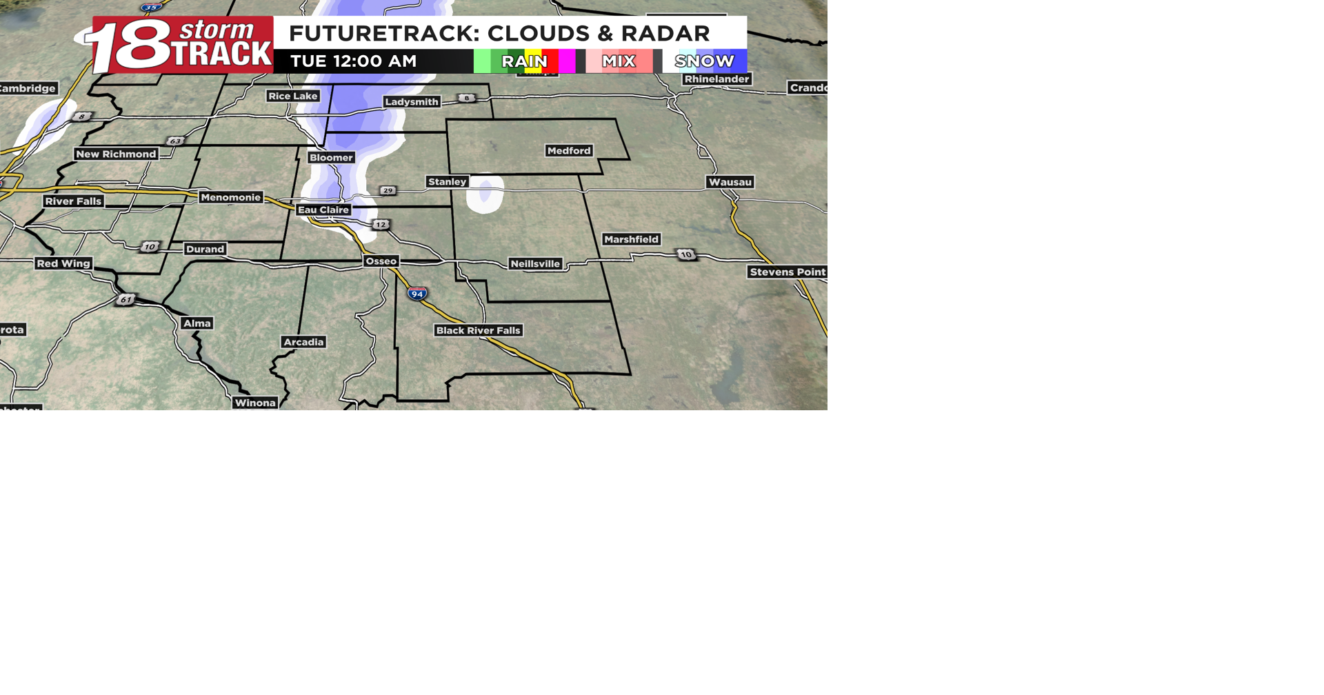 Small snow chance tonight before warmer weather returns later this week ...