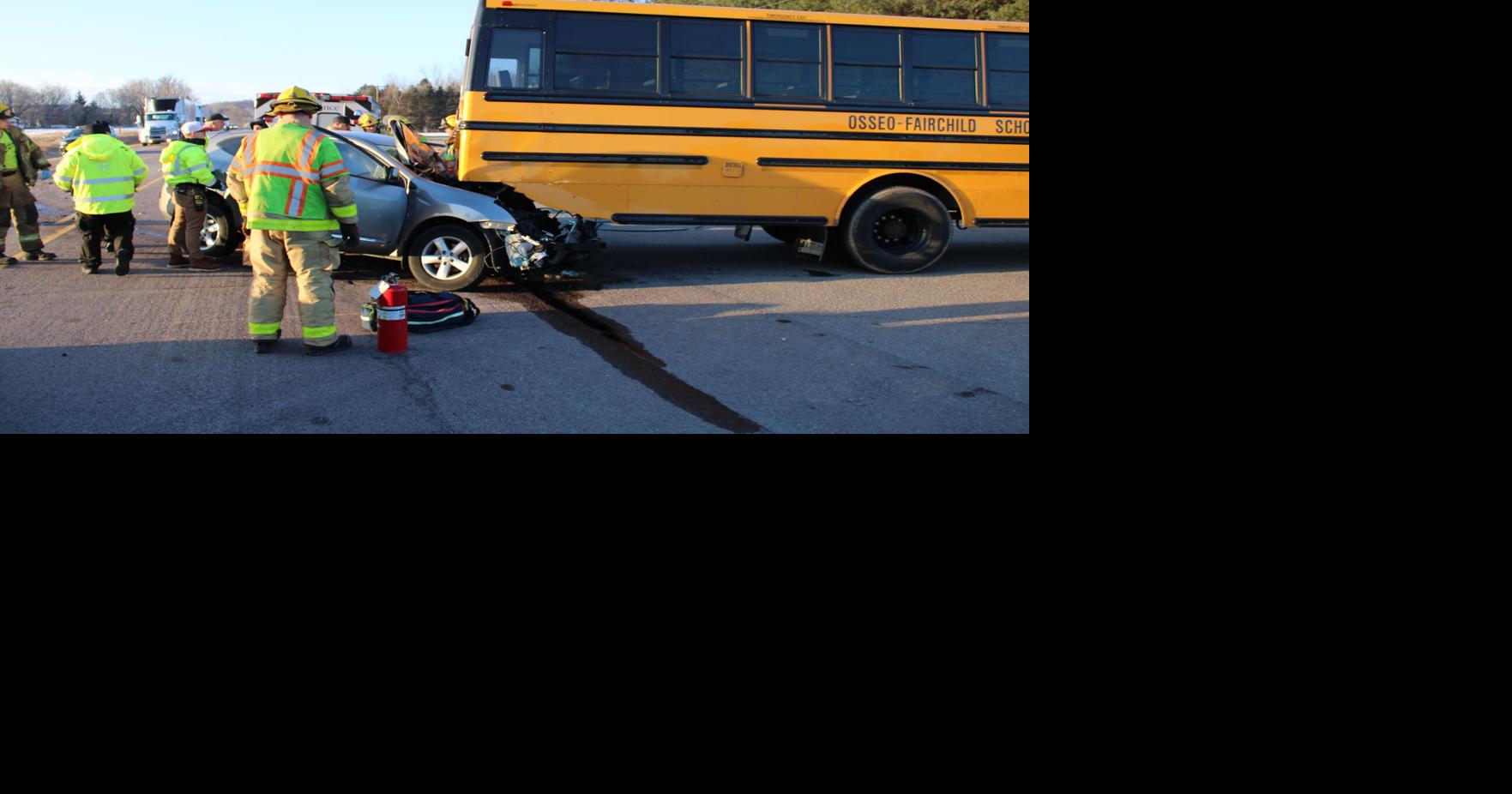 Several injured after school bus crash near Osseo News