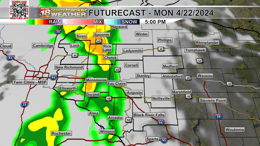 Temperatures jump back into the 60s ahead of rain chances early on in ...