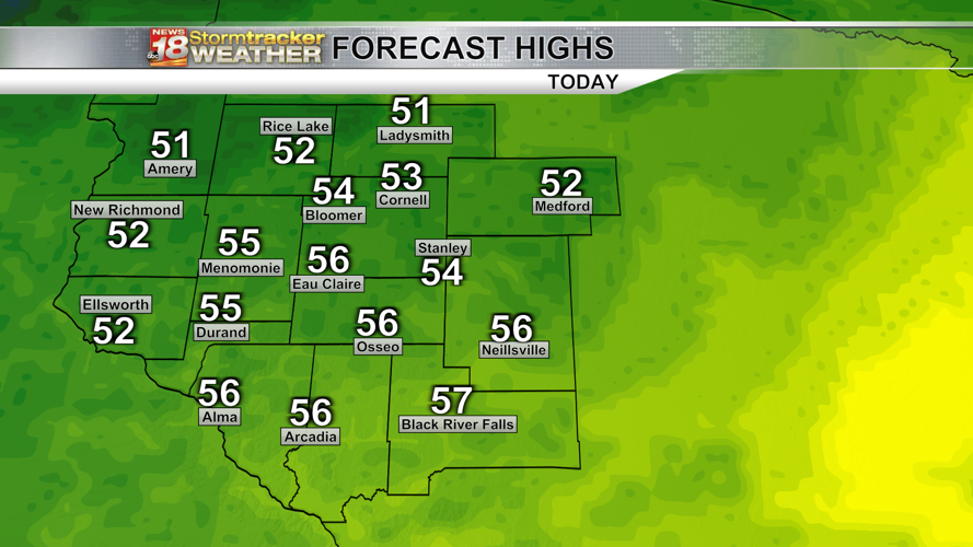 Rain chances to remain scattered in nature for the next few days | 18 ...