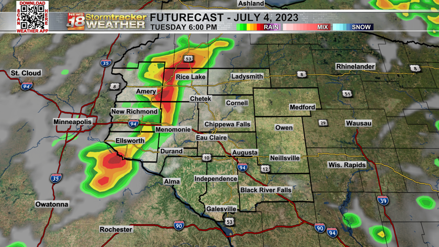 4th of July Forecast: Hot and humid with a chance of showers and t ...