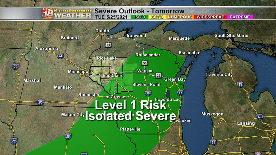 Strong storms possible Monday/Tuesday before a big cool down | 18 Storm ...