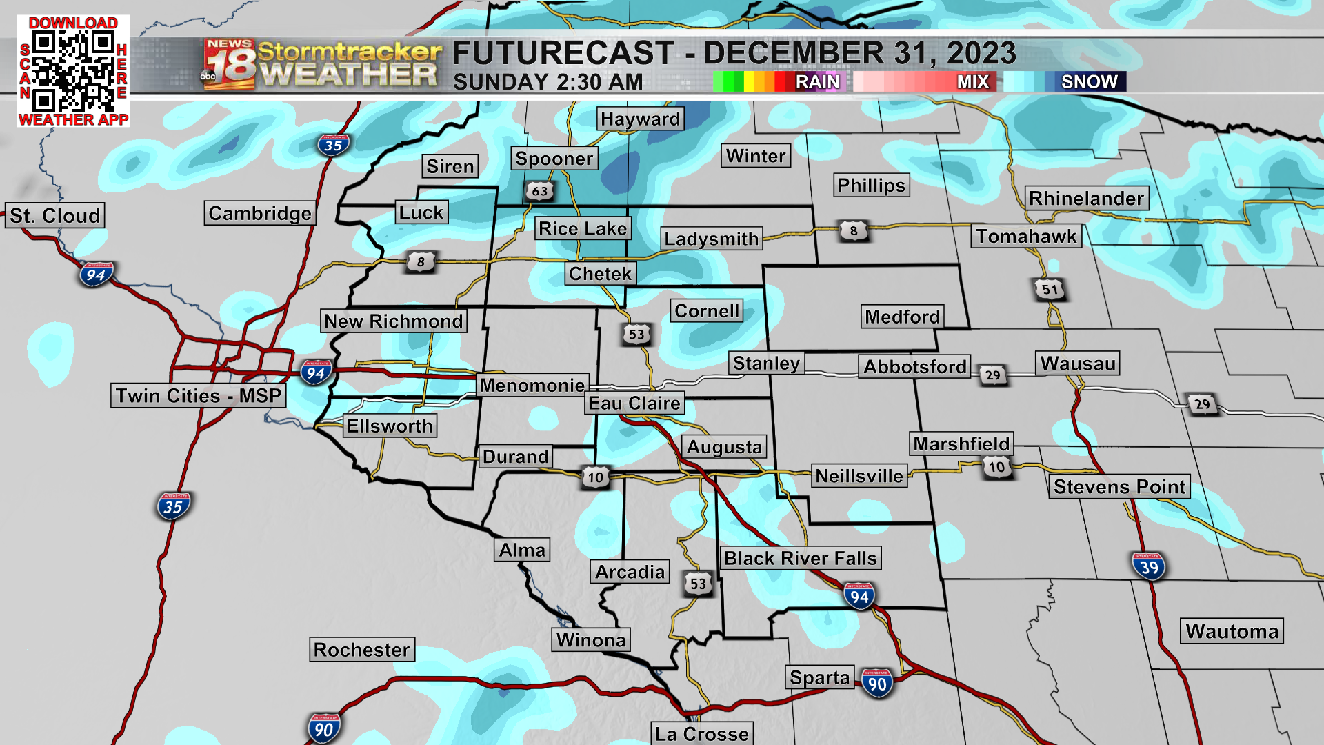 New Year's Weekend Contains A Chance For Accumulating Snow ...