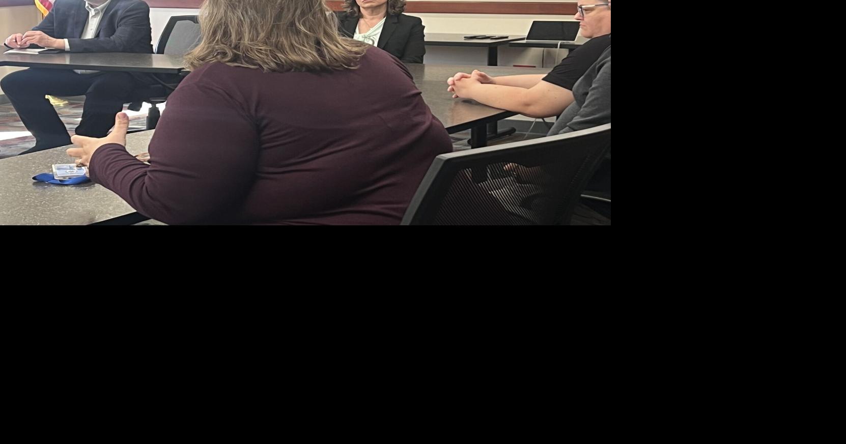 Lt. Governor Sara Rodriguez highlights homelessness and Women's History Month in Eau Claire visit