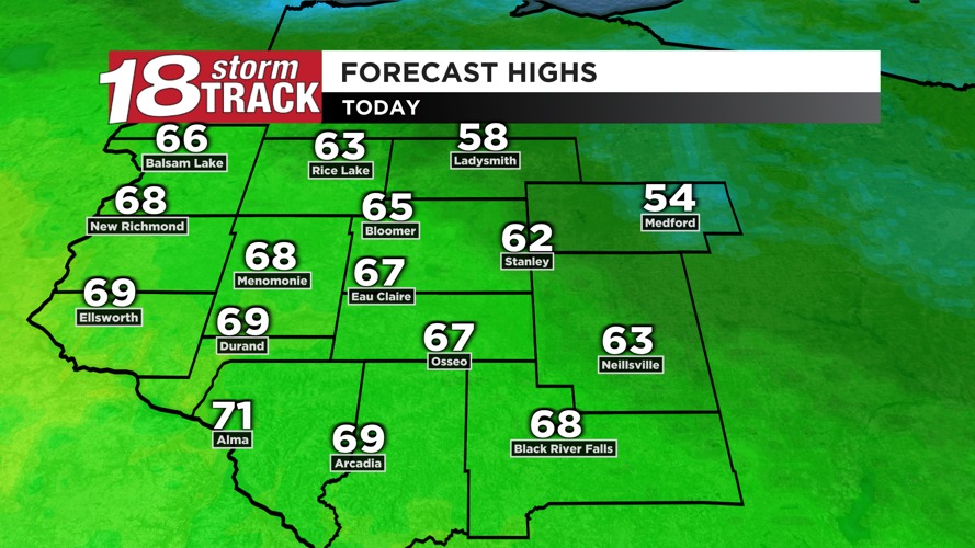 Seasonable to mild temperatures going forward with off and on rain ...