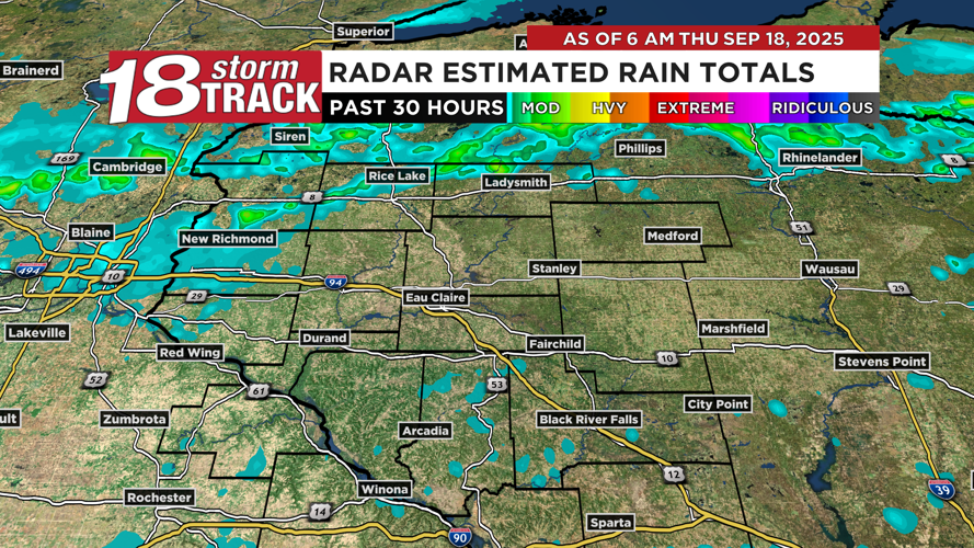Periods of scattered showers and storms off and on over the next ...