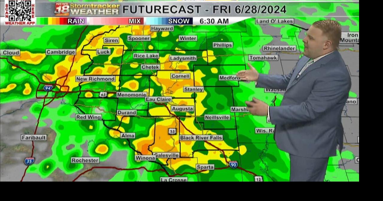 Another nice day ahead of us before rain, thunderstorm chances return ...