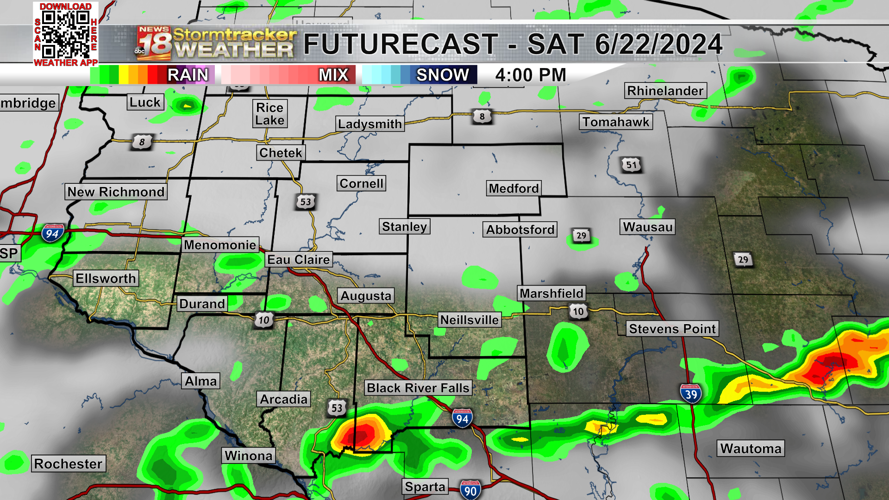 Heavy showers and thunderstorms Friday and Saturday giving way to risks ...
