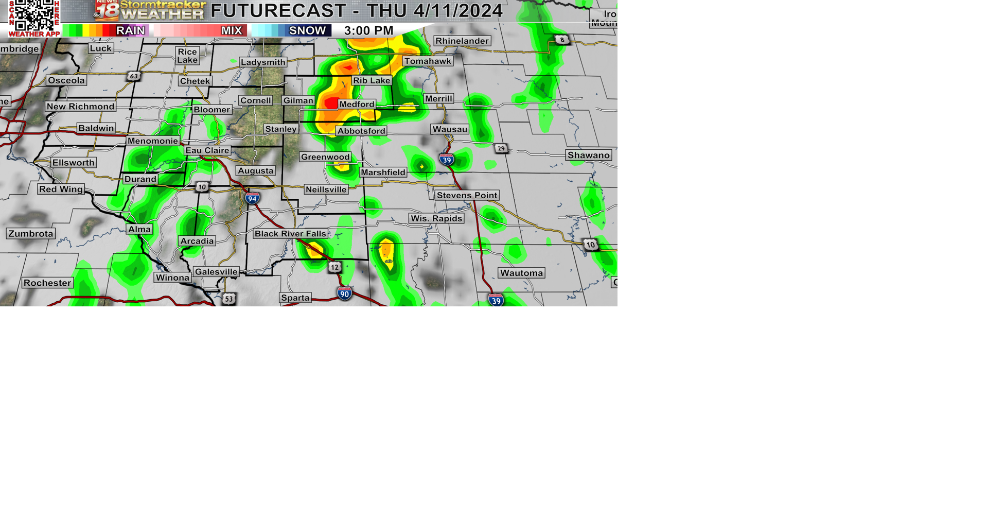 Wind to pick up as scattered shower chances move through Thursday with ...