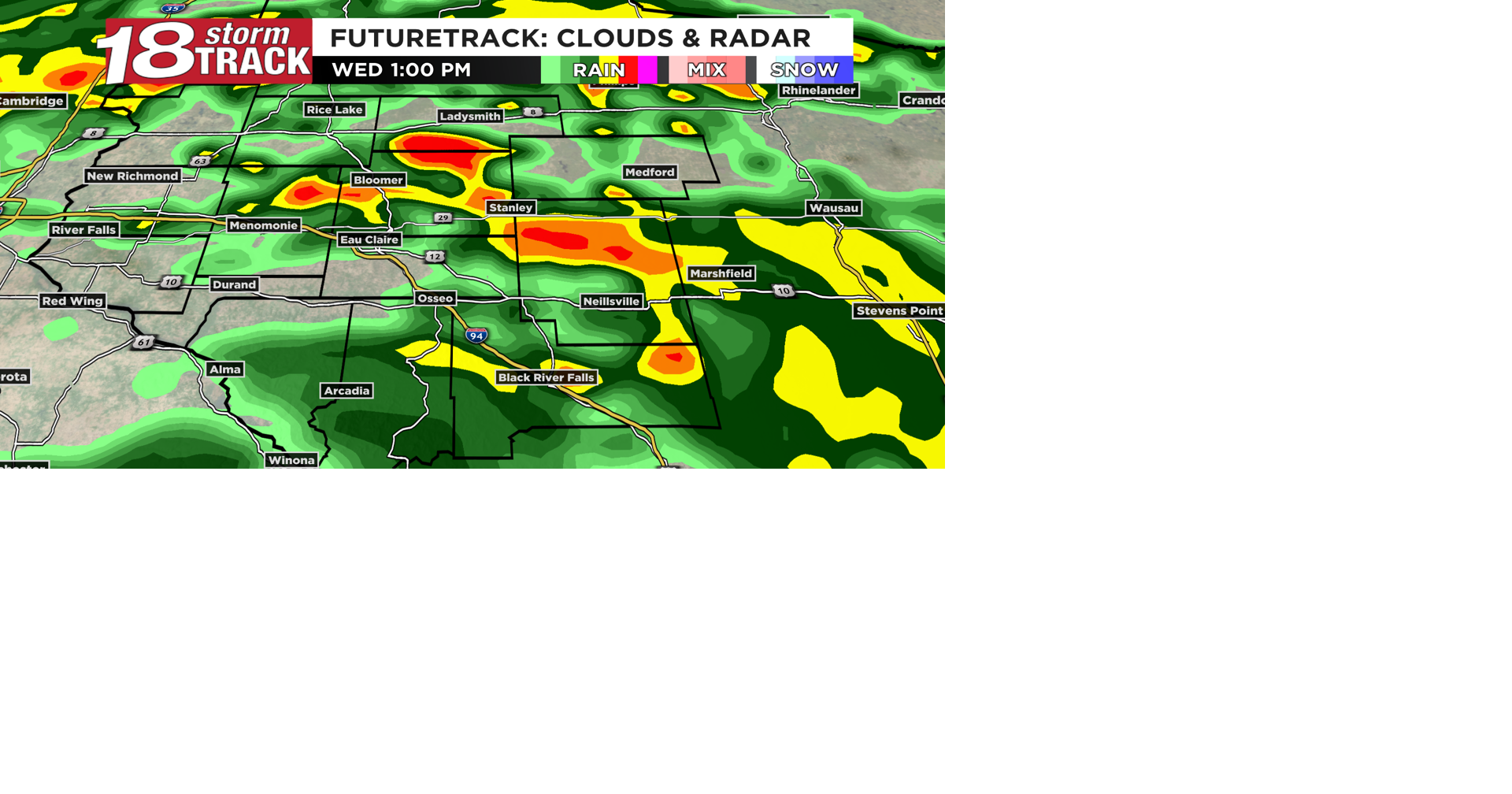 Rounds of heavy rain Wednesday and Thursday also come with a low risk ...