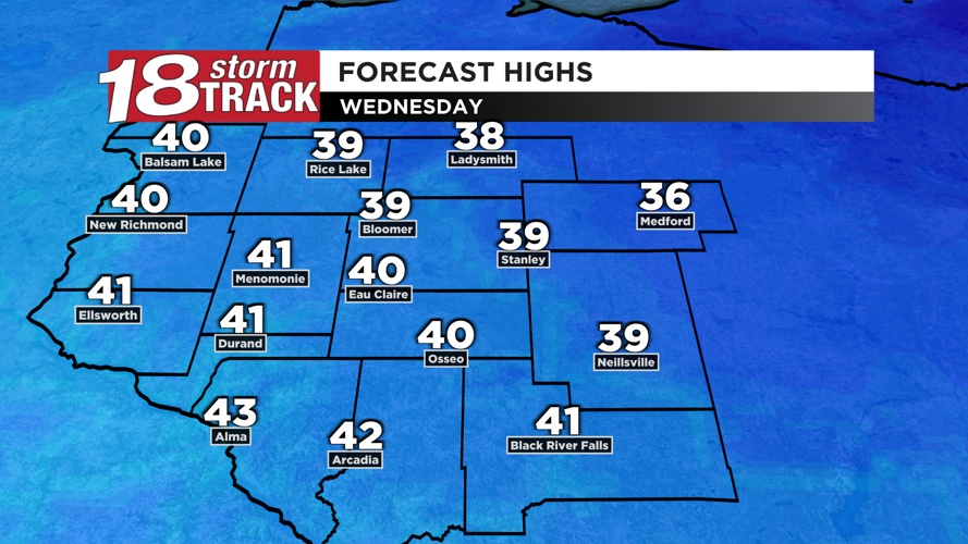 One more pleasant day ahead before the weather pattern turns cooler and ...