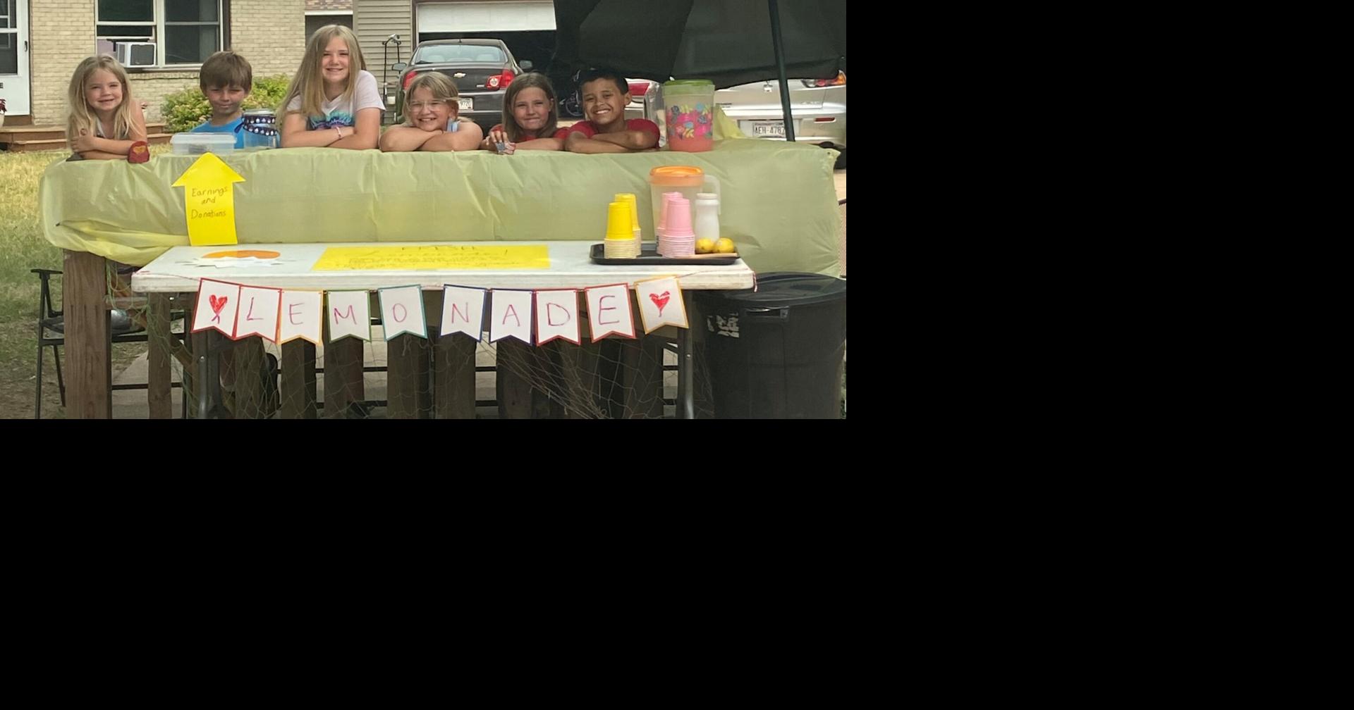 Kids raising money with lemonade stand after friend hurt Chippewa