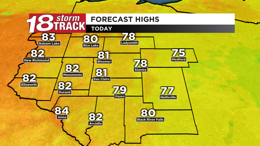 A warm and sunny Mother's Day weekend ahead outside of a brief rain ...