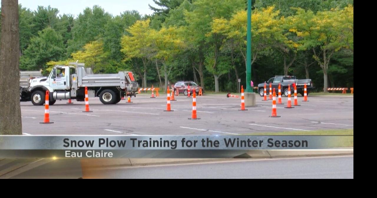Eau Claire city and county snow plow drivers are turning training into