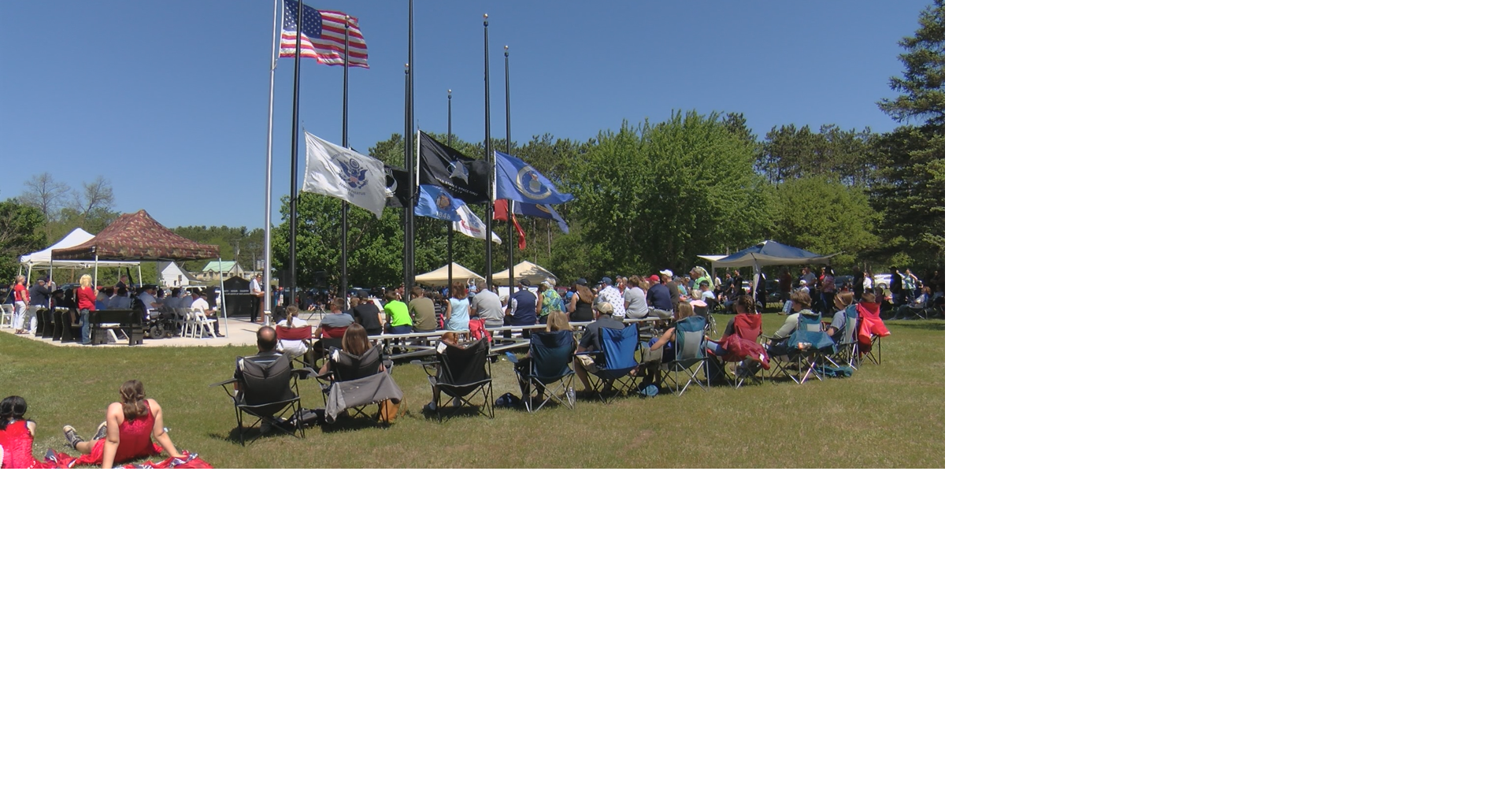 Colfax dedicates new veterans tribute in Memorial Day ceremony