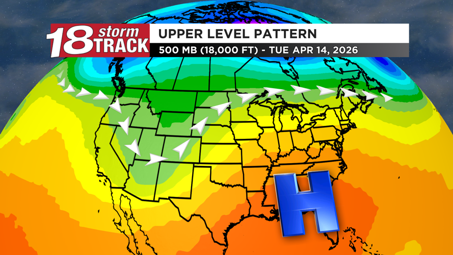 A mostly dry end to the work week; weather pattern to turn warmer and ...