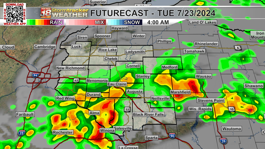A humid start to the week with scattered pop-up showers and ...