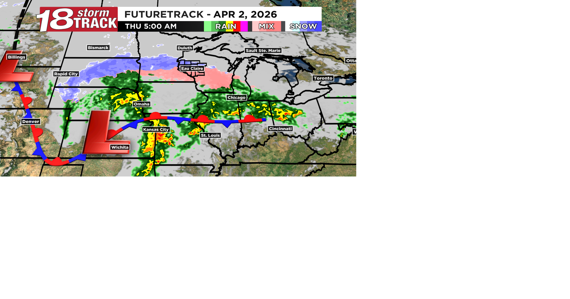 Messy spring system to bring sleet, freezing rain, rain and some snow ...