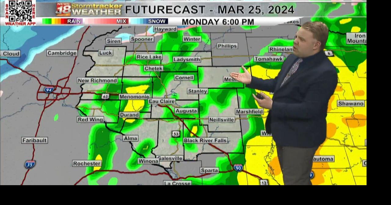 Spring storm system continues today as the precipitation changes to ...