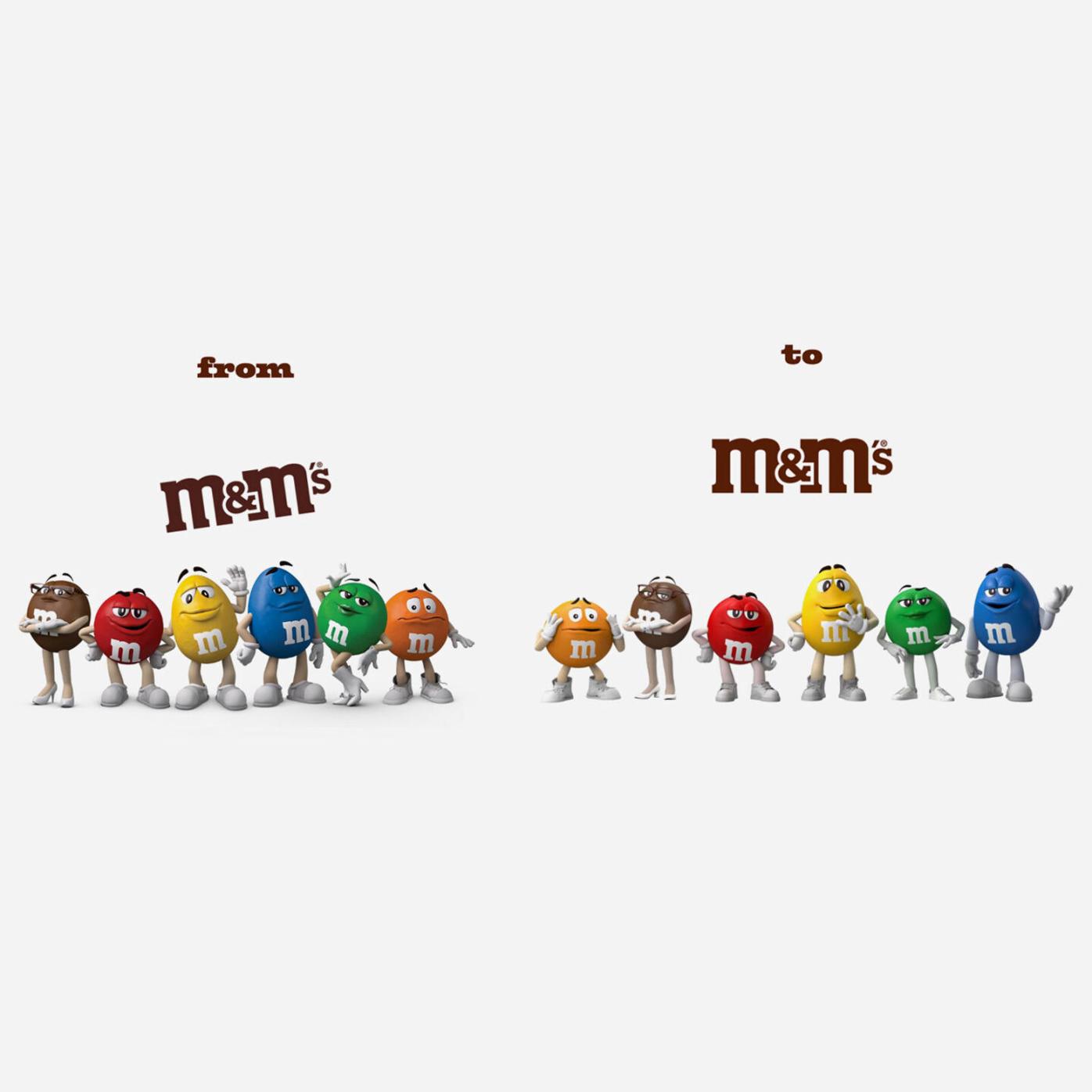 Light-up M&M advertising sign, looks great both when pow…