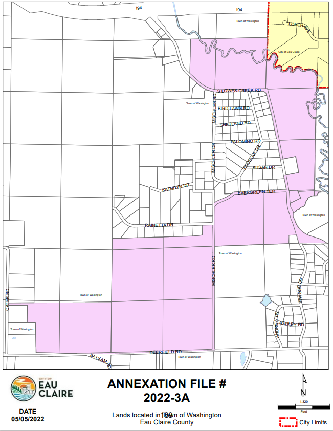 City Of Eau Claire Gis Controversial Housing Development Seeking Annexation From Town Of  Washington To City Of Eau Claire | News | Wqow.com