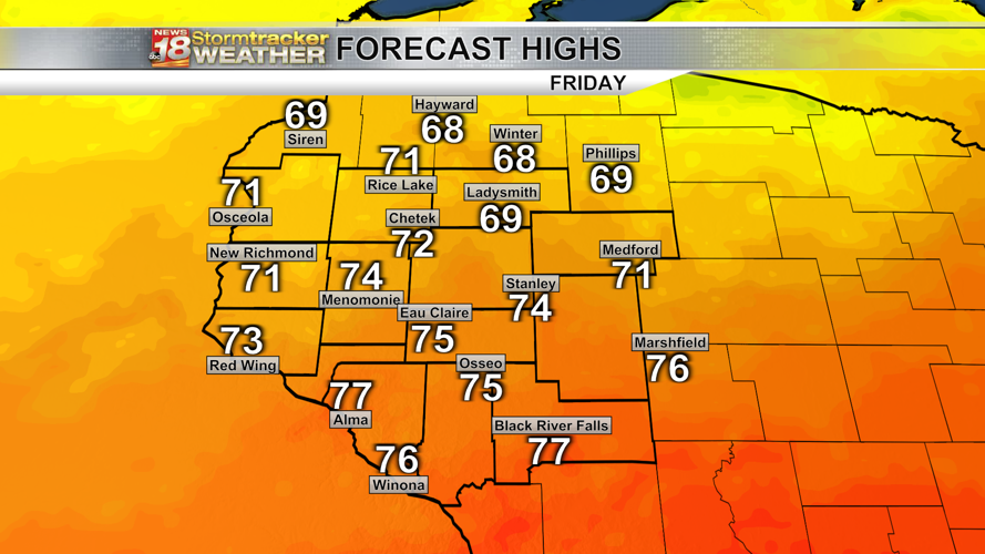 A few more warm and pleasant days ahead before cooler temperatures ...